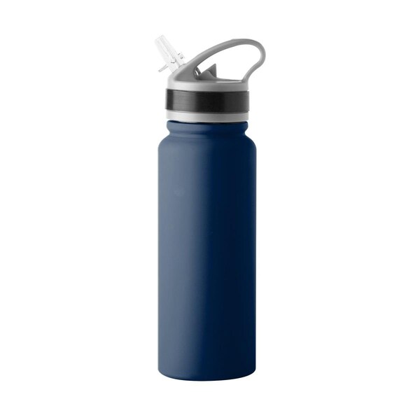 Perro Chino 25 oz Plain Navy Stainless Flip Top Bottle - PE3032209