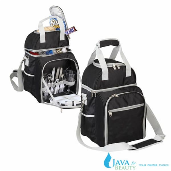 Powerhouse 2 Piece Hot & Cold Picnic Set - Black - PO3691373