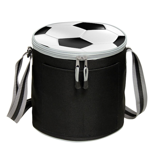 Archivo Sport Cooler Soccer; Black - Set of 2 - AR3124403