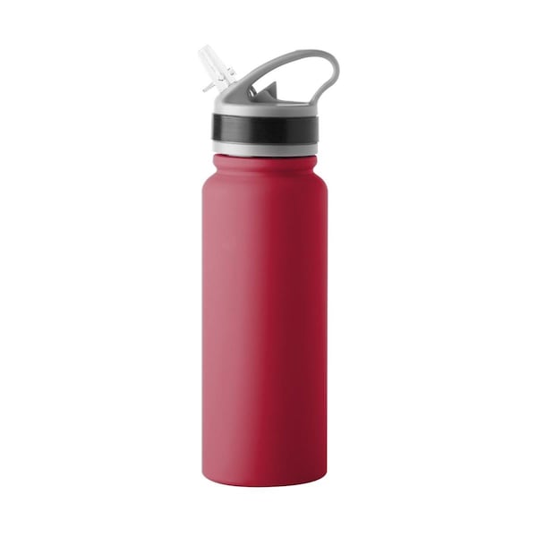 Perro Chino 25 oz Plain Cardinal Stainless Flip Top Bottle - PE3032949
