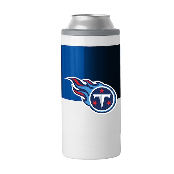 Logo Brands Tennessee Titans 12oz Colorblock Slim Can Coolie - 631-S12C-11