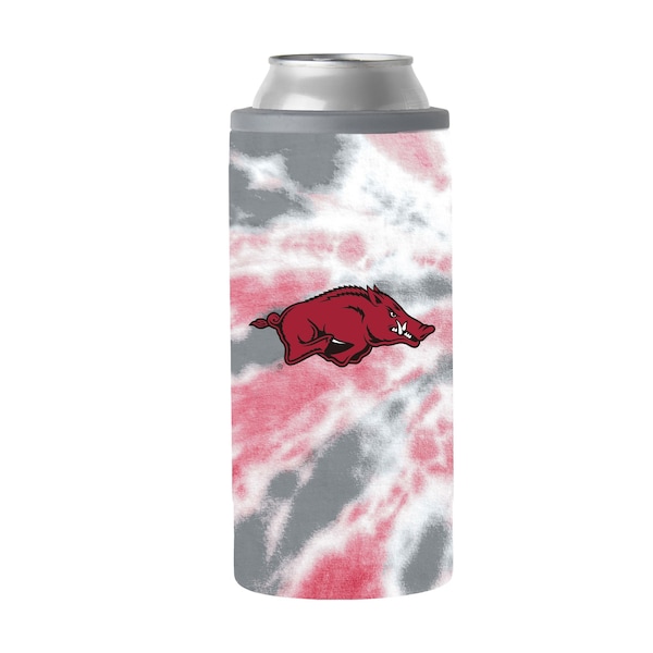 Logo Brands Arkansas 12oz Tie Dye Slim Can Coolie - 108-S12C-51