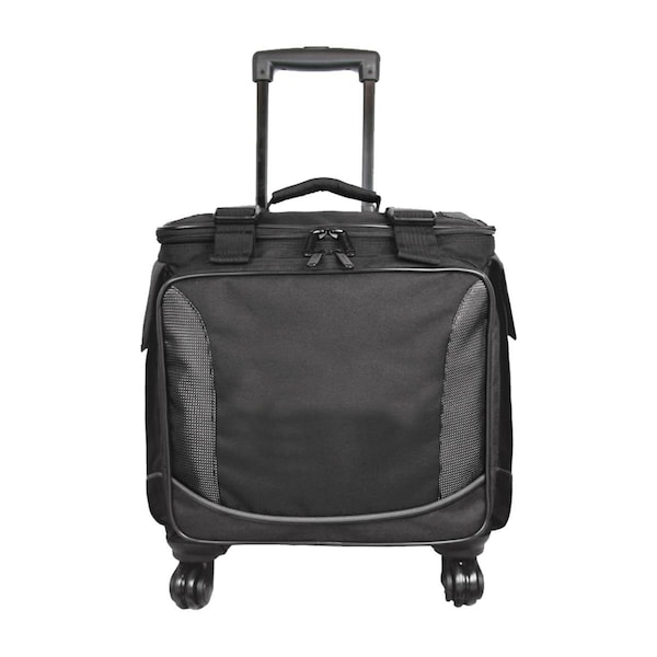 Sea Foam Co Buy Smart Depot  4 Wheel Spinner Wine Bottle Limo - Black - G7353 BLACK