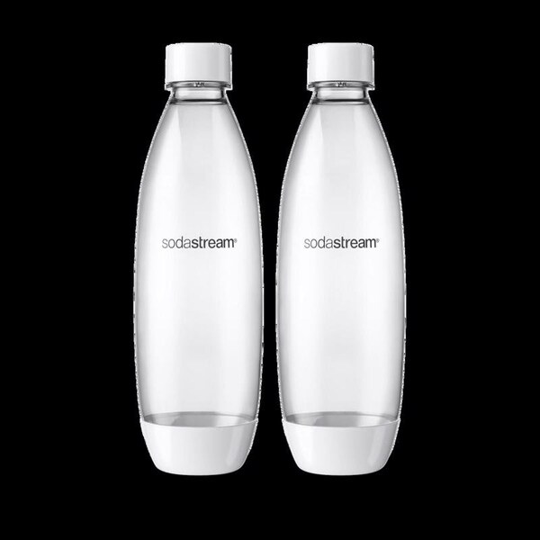 Sodastream SodaStream White 1 L Carbonator Bottle 2 pk - 1741261010