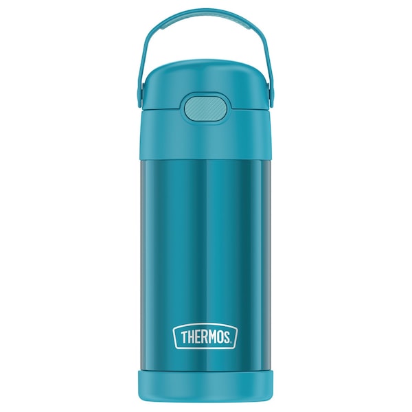 Thermos 12-Ounce FUNtainer Vacuum-Insulated Stainless Steel Bottle (Teal) - F4100TL6