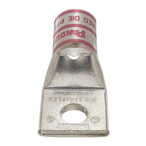 Panduit Copper Compression Lug, 1 orificio, 300 Kcmi - LCAX300-12-6