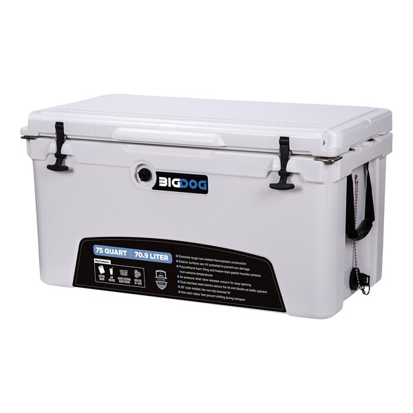 Husky Towing COOLER-FOOD AND BEVERAGE, 75 QT COOLER WITH ACCESSORIES - BDC75