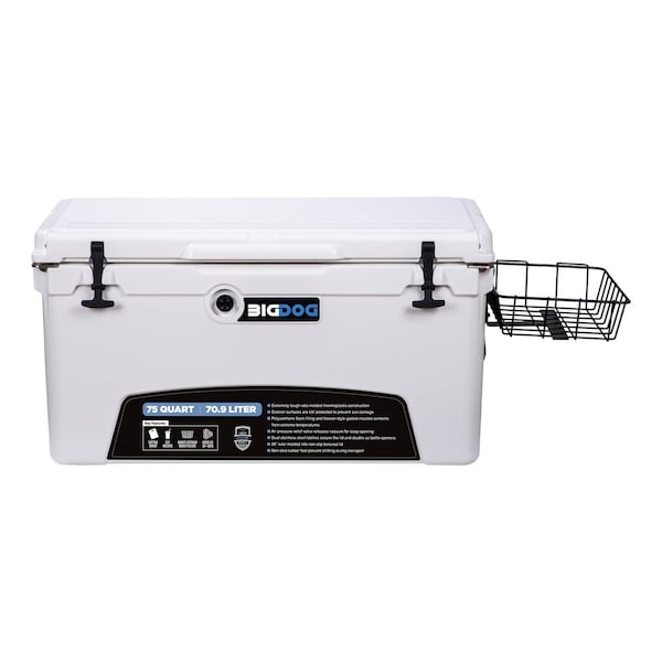 Husky Towing COOLER-FOOD AND BEVERAGE, 75 QT COOLER WITH ACCESSORIES - BDC75