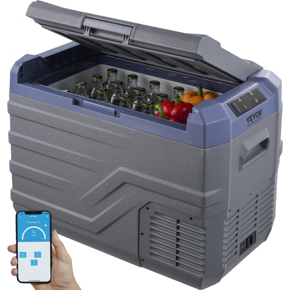 VEVOR Portable Car Refrigerator Freezer Compressor 37 L Single Zone for Car Home - WLCZBXX40LDQ8NAQCV1