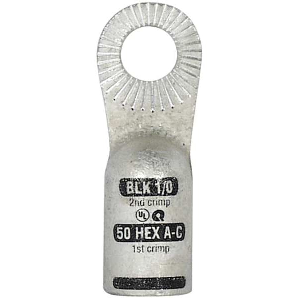 Conector de compresión de terminal de un agujero Quickcable, 1/0 AWG - 4910-525-001F
