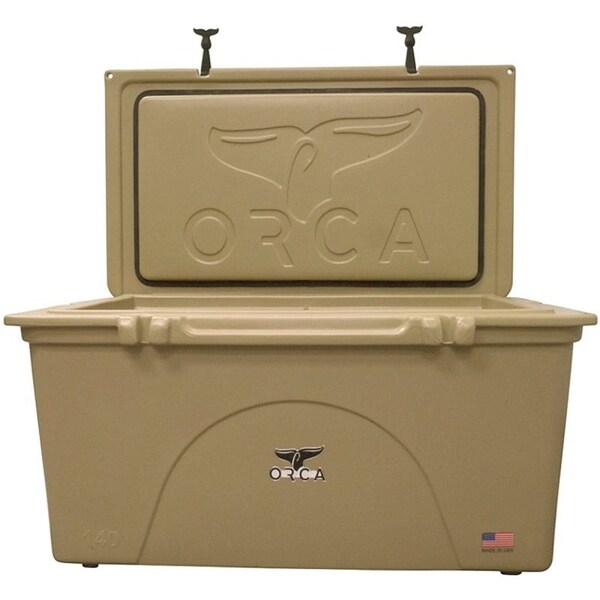 Orca Cooler, 140 qt Cooler, Tan, Up to 10 days Ice Retention - ORCT140