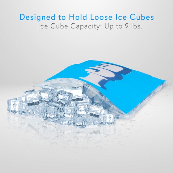 Nutrichef Ice Bag Cooler Pouches(20 Bags) - PKICPAK5