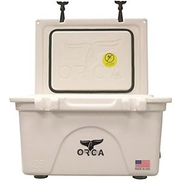 Orca Orca 3449998 ORCW026 26 qt. Insulated Cooler; White - 3449998