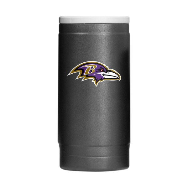 Logo Brands Baltimore Ravens Flipside Powder Coat Slim Can Coolie - 603-S12PC-34