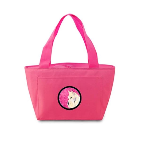 Carolines Treasures Carolines Treasures SS4806-PK-8808 Pink Scottish Terrier Zippered Insulated School Washable And Stylish Lunch Bag Cooler - SS4806-PK-8808