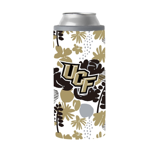 Logo Brands Cincinnati 12oz Floral Slim Can Coolie - 121-S12C-46