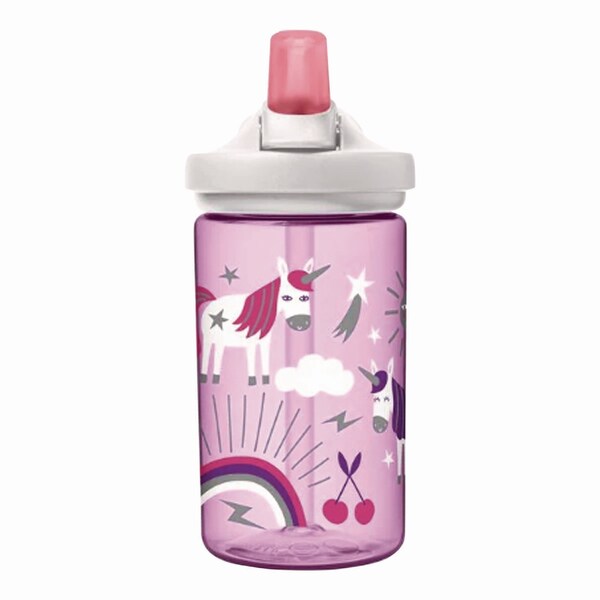 Camelbak Eddy + Kids Water Bottle, Unicorn Design, 12 oz, Multicolor - 2665501035