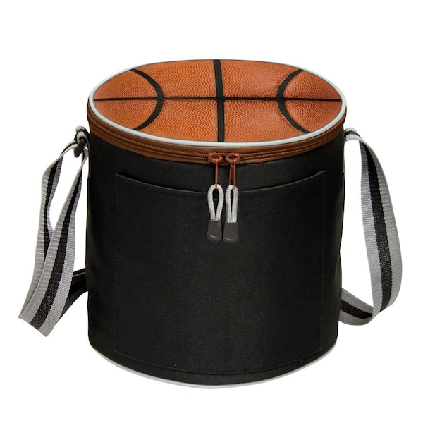 Preferred Nation Sport Cooler Basketball, Black - Set of 2 - P7360.BLK