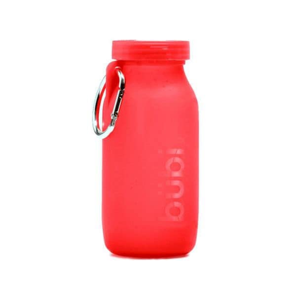 Bubi Brands 14oz  414 ml Foldable Water Bottle Rose Crimson Red - BB42CR393