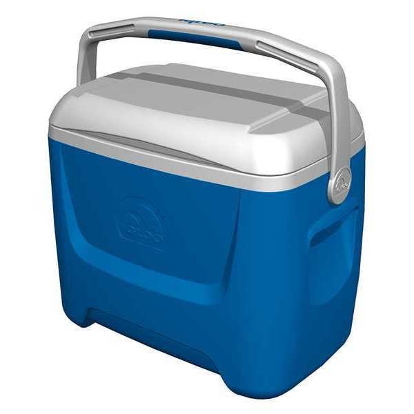 Igloo Chest Cooler, 28.0 qt. Cap., 18" L, Body Color: Blue - 00050049