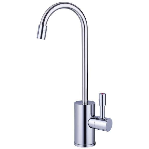 Ready Hot Polished Chrome Hot Water Faucet for Water Tanks, Includes Safety Lock - 42-RH-F570-CH