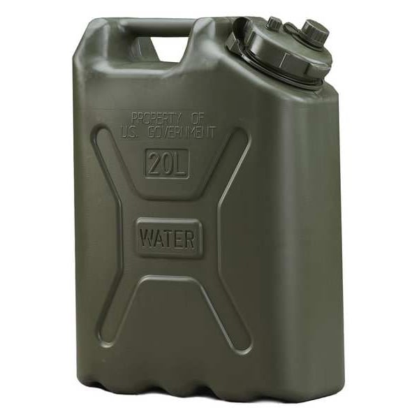 Scepter Water Container, 5 gal Capacity, 18 51/64 in H, 13 45/64 in L, 6 51/64 in W, Green - 06664