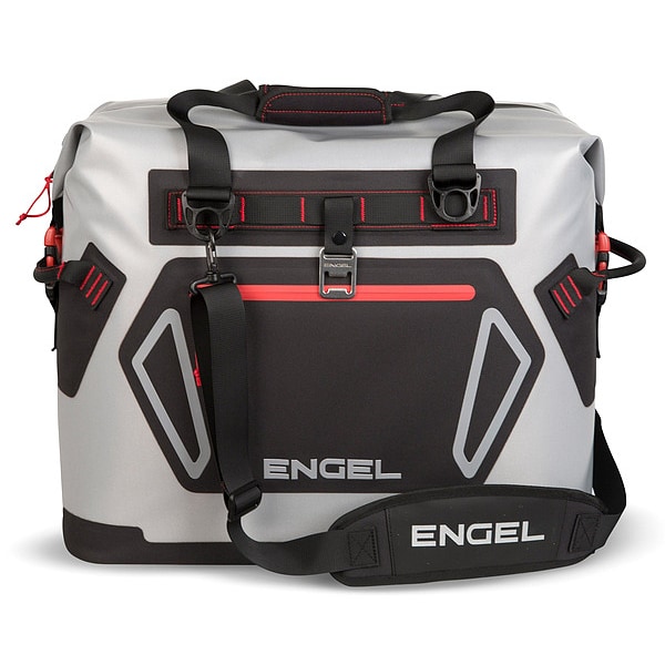 Engel Soft Sided Cooler, 17"x20-1/2", Light Gray - HD30-LG RED