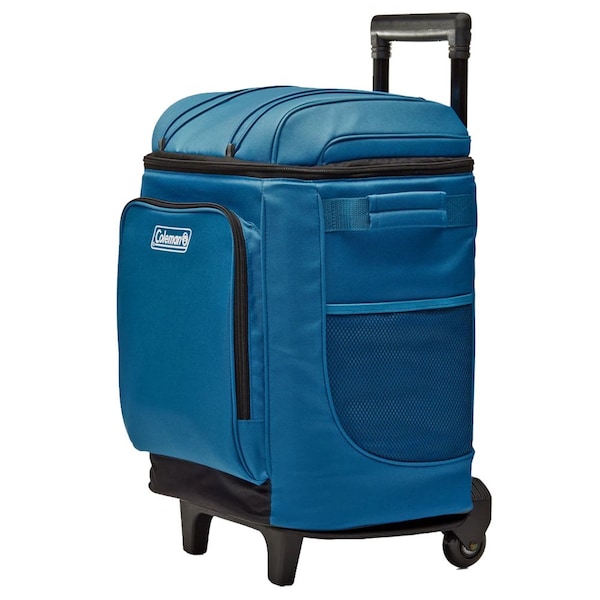 Coleman CHILLER 42-Can Soft-Sided Portable Cooler w/Wheels - Deep Ocean - 2158120