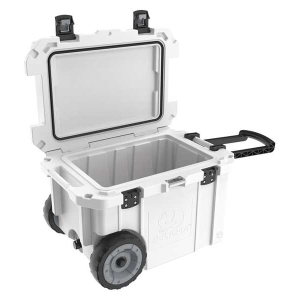 Pelican Wheeled Cooler, White, 45 qt. - 45QW WH