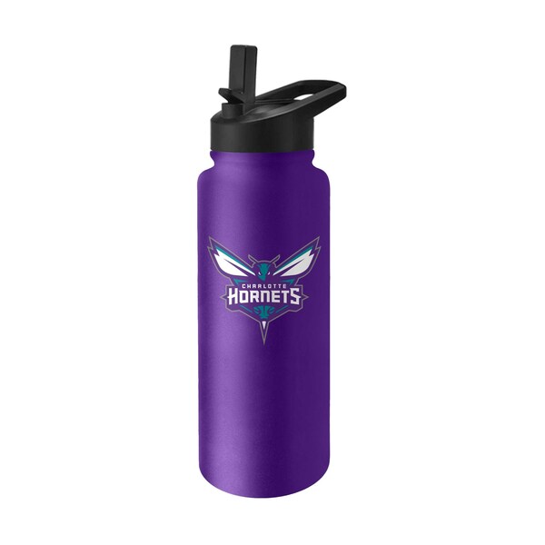 Logo Brands Charlotte Hornets 34oz Logo Quencher Bottle - 703-S34QB-8