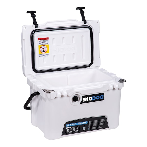 Husky Towing COOLER-FOOD AND BEVERAGE, 20 QT COOLER WITH ACCESSORIES - BDC20