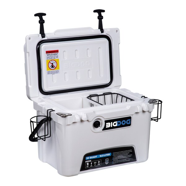 Husky Towing COOLER-FOOD AND BEVERAGE, 20 QT COOLER WITH ACCESSORIES - BDC20