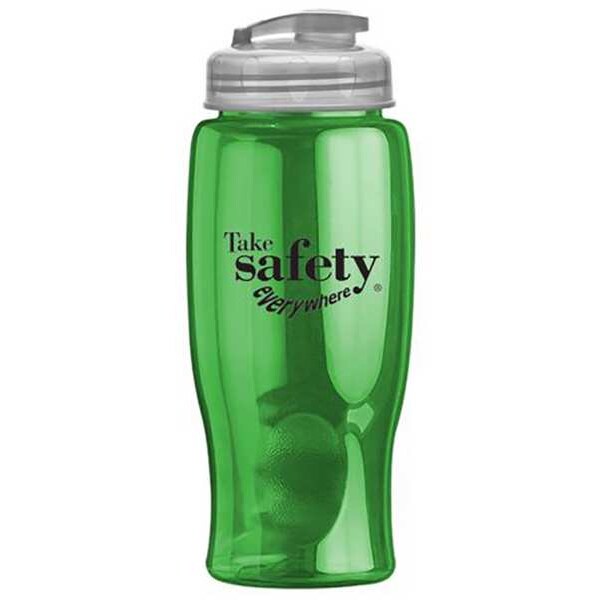 Quality Resource Group Water Bottle, 27oz., Green - TB27USS