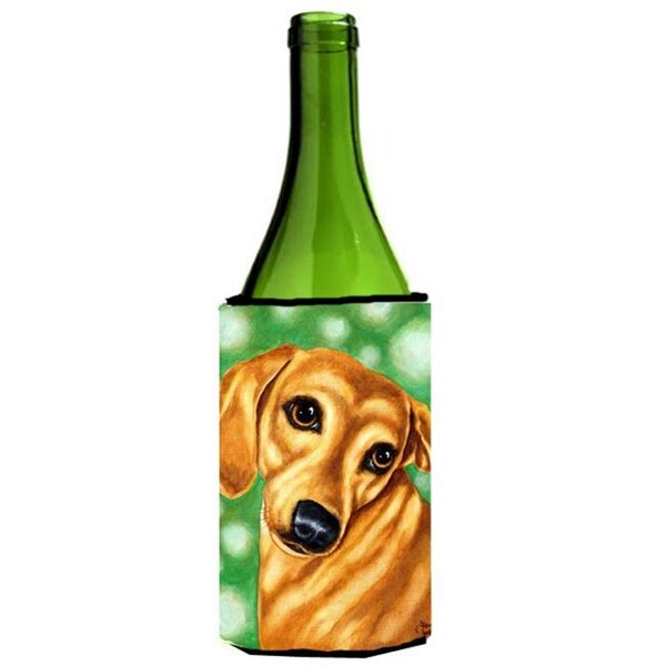 Carolines Treasures Carolines Treasures AMB1414LITERK The Eyes Have It Dachshund Wine Bottle Can cooler Hugger - AMB1414LITERK