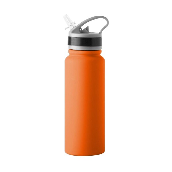 Perro Chino 25 oz Plain Orange Stainless Flip Top Bottle - PE3035821