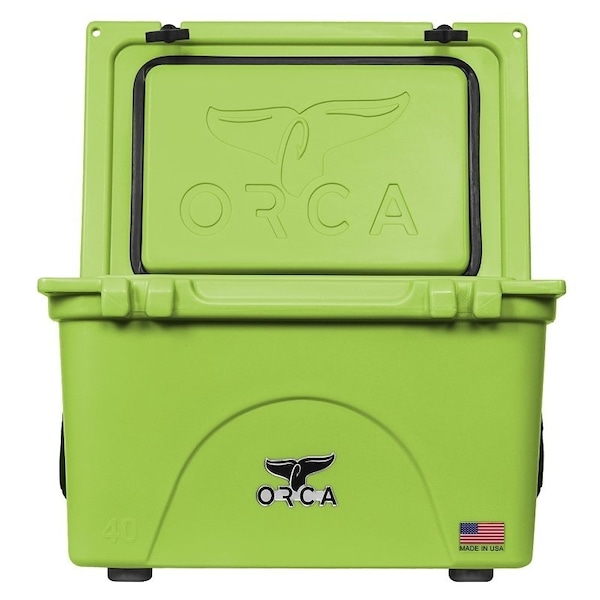 Orca Cooler, 40 qt Cooler, Lime, 10 days Ice Retention - ORCL040
