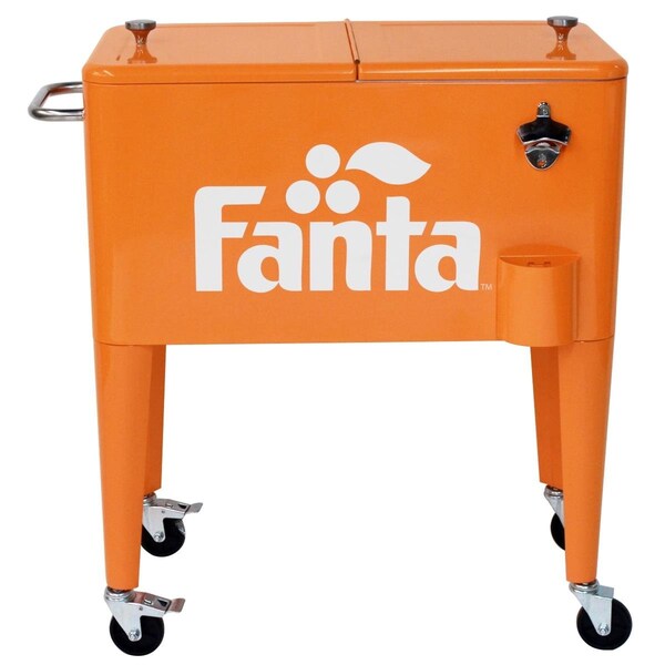 Leigh Country 60 qt. Orange Fanta Cooler - CP 98501