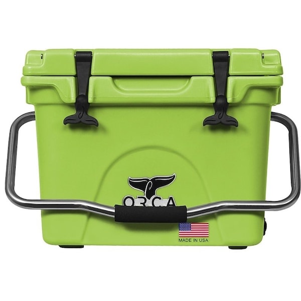 Orca Cooler, 20 qt Cooler, Lime, 10 days Ice Retention - ORCL020