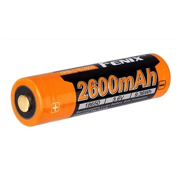 Fenix Fenix FNX-ARB-L18-2600 Arb-L18-2600 Rechargeable 18650 Battery - FNX-ARB-L18-2600