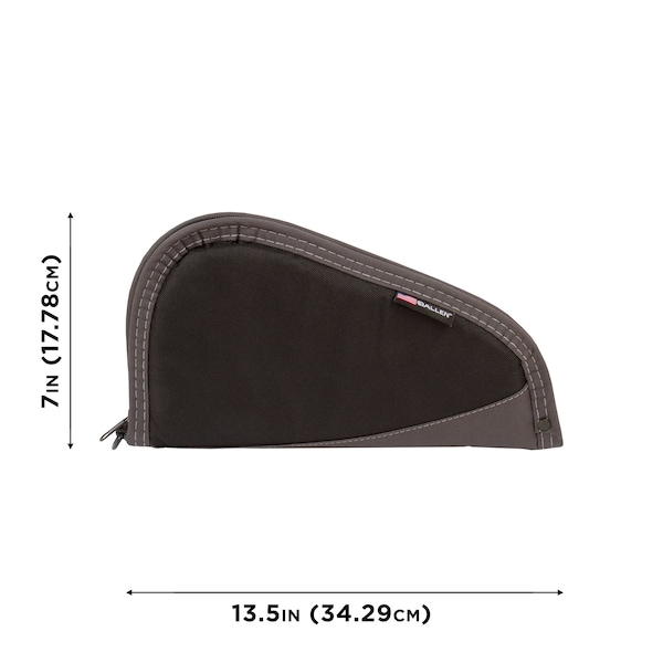 Allen Co 11-in. Deluxe Handgun Case, Black/Gray - 444-11