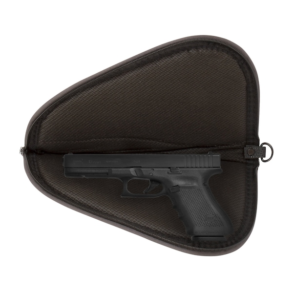 Allen Co 11-in. Deluxe Handgun Case, Black/Gray - 444-11