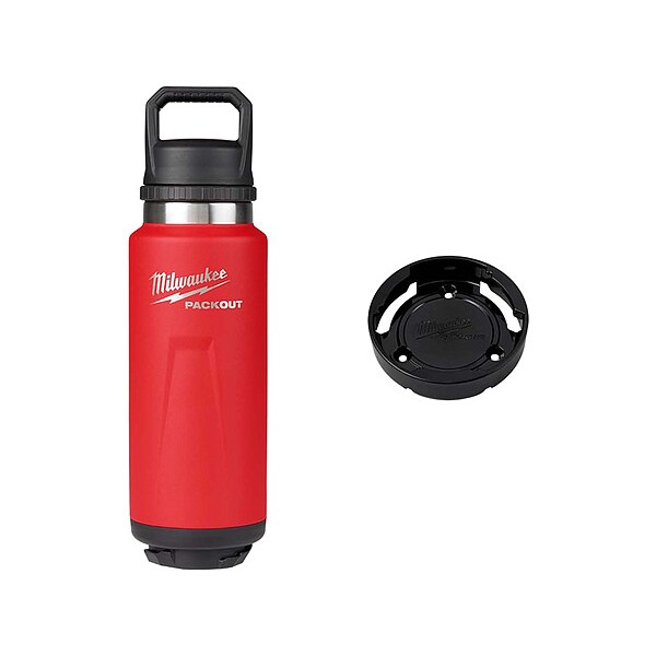 Milwaukee Tool Insulated Bottle and Lock Mount - 48-22-8397R, 48-22-8399