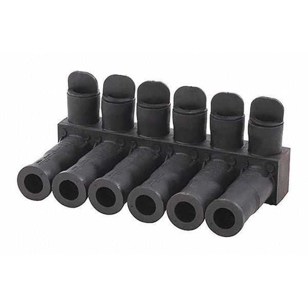 Polaris Edge Cnector. 350 6 Prt. Blk - ISPB350-6