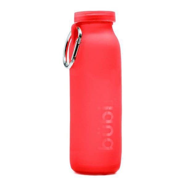 Bubi Brands 22oz  650 ml Foldable Water Bottle Rose Crimson Red - BB65CR409