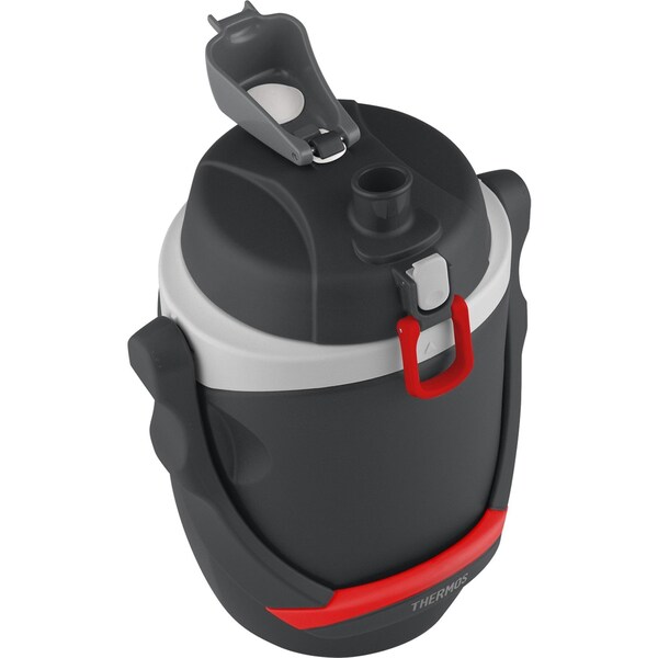 Thermos BPA-Free Hydration Bottle, 64 oz./1.9L, Black, Cold 12 Hrs - FPG1901BK4