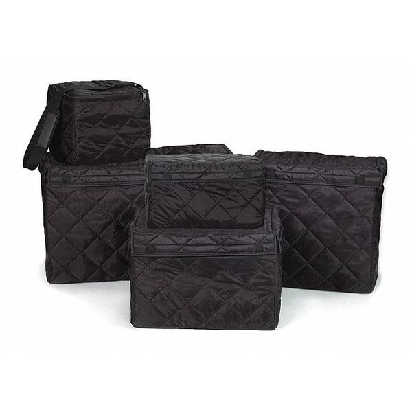 Refrigiwear Portable Cooler Bag, RW Protect, Insulated, Polyester, Water-Repellent, Black, 4 Gallon - 153UBBLK4GL