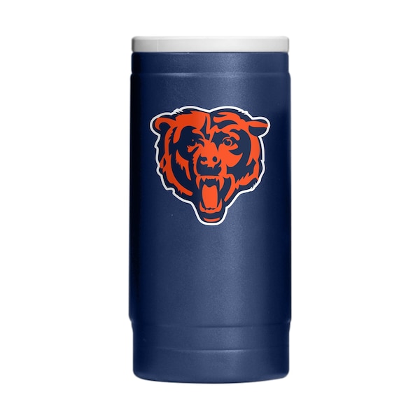 Logo Brands Chicago Bears Flipside Powder Coat Slim Can Coolie - 606-S12PC-34