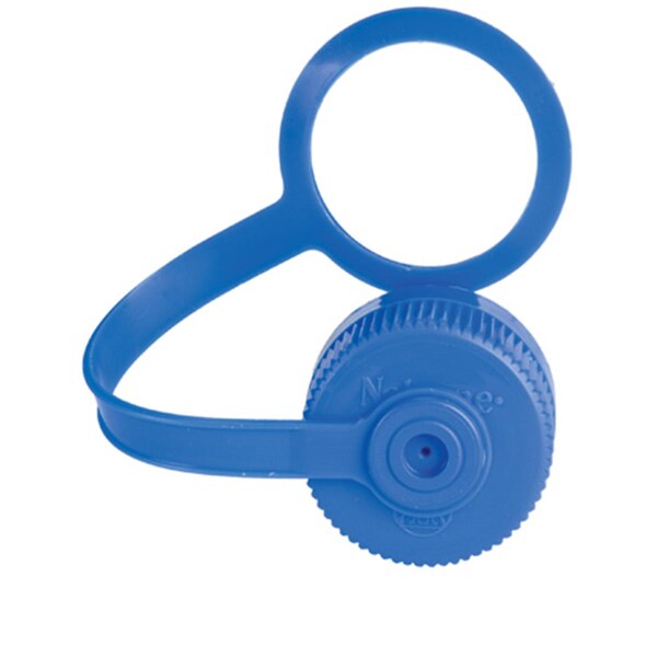 Nalgene 1 Pint and Quart Lid Narrow Mouth Loop Top Bulk - Blue - 696040