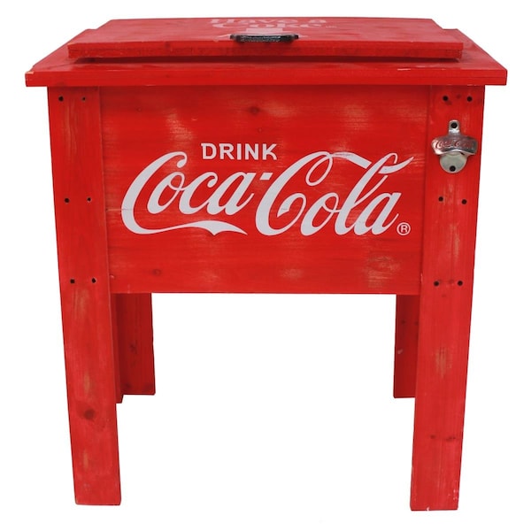 Leigh Country Coca-Cola Vintage Wooden Cooler - CP 98100