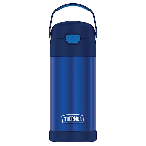 Thermos 12-Ounce FUNtainer Vacuum-Insulated Stainless Steel Bottle Navy - F4100NY6